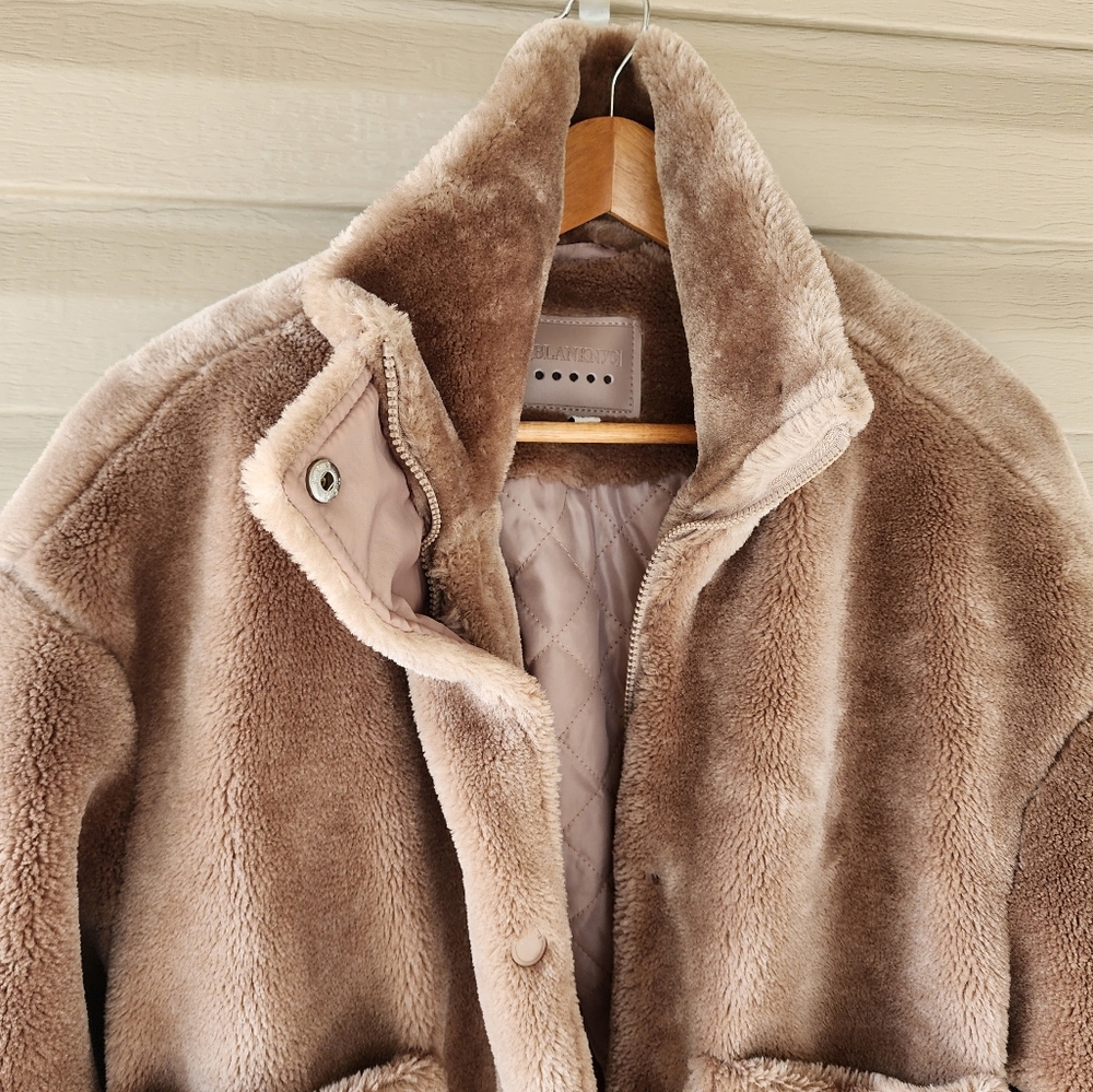 Blanknyc Bicoastal teddy jacket size XS - Picture 5 of 15